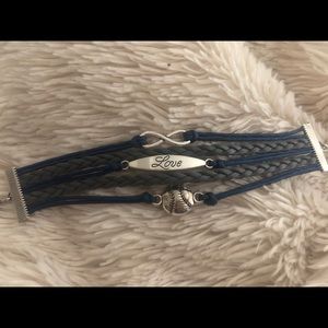 Infinity Collection Baseball Bracelet